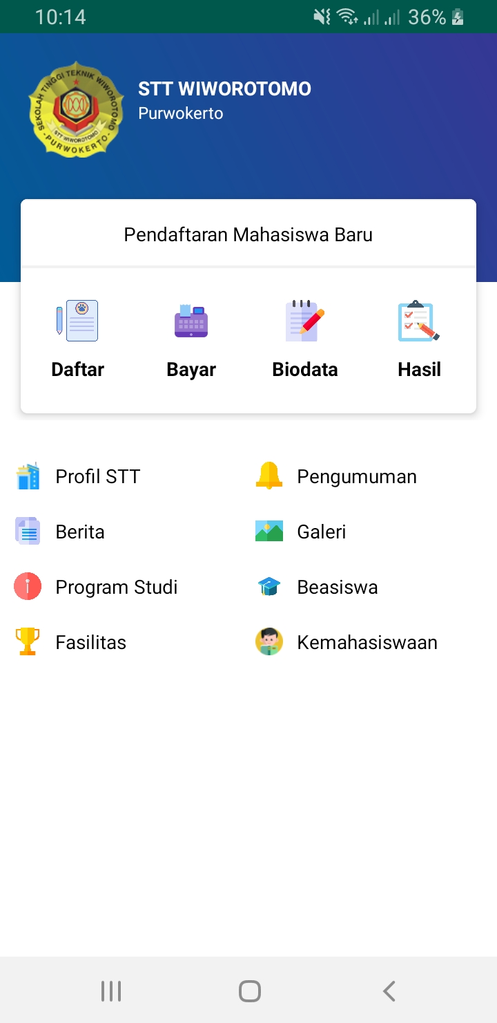 Aplikasi PMB Kampus
